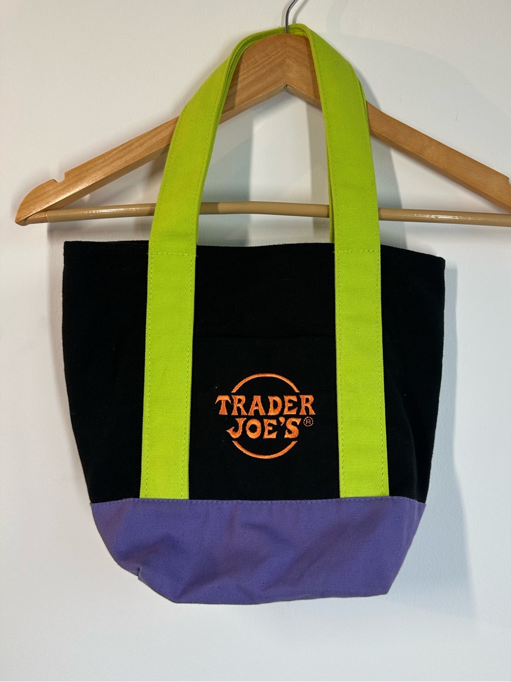 Trader Joe’s Halloween Mini Canvas Tote Limited Edition